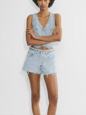 AWESOME DENIM FORUM HI RISE JEAN SHORTS